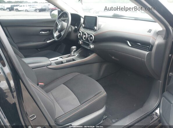 3N1AB8DV7MY319428 2021 NISSAN SENTRA Black Widok wnętrza z przodu