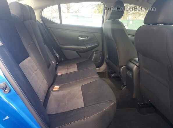 3N1AB8DV7NY299697 2022 NISSAN SENTRA Синий Вид задних сидений
