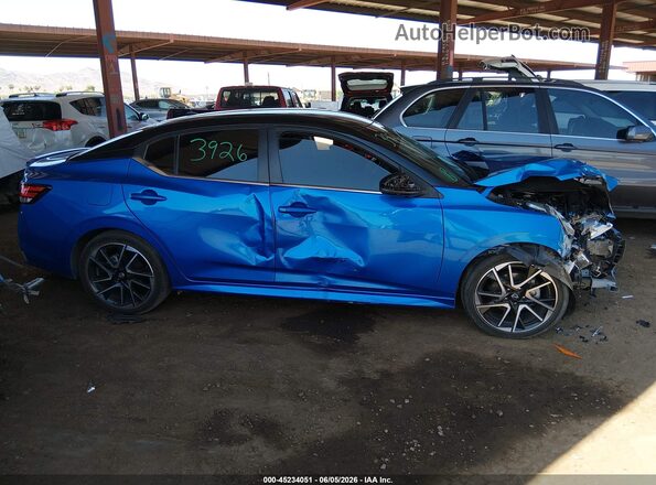 3N1AB8DV7RY334065 2024 NISSAN SENTRA Blue Widok wnętrza z tyłu