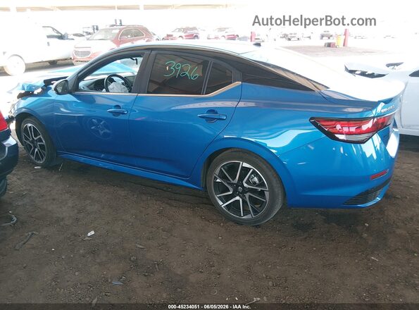 3N1AB8DV7RY334065 2024 NISSAN SENTRA Blue Widok wnętrza 360 stopni