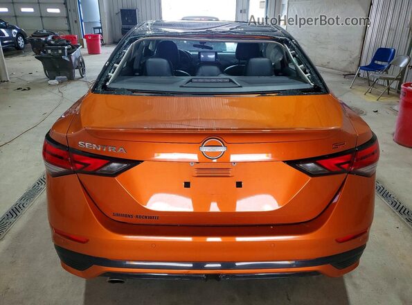 3N1AB8DV7SY214448 2025 NISSAN SENTRA Orange Rear view
