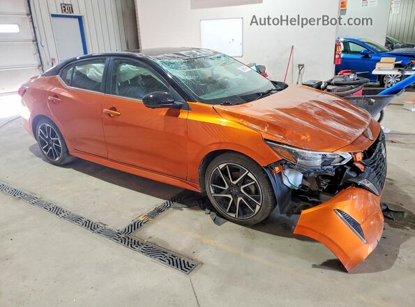 3N1AB8DV7SY214448 2025 NISSAN SENTRA Orange Front right