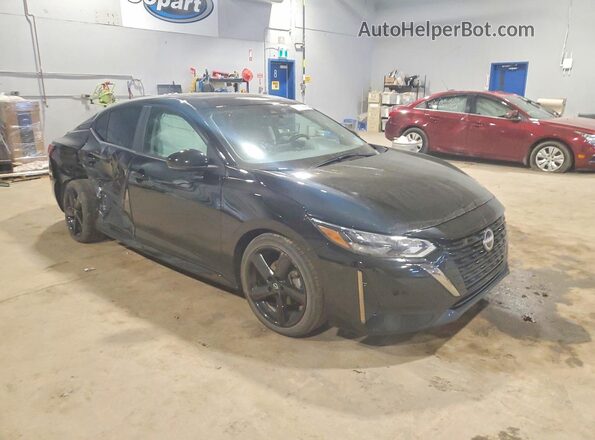 3N1AB8DV7SY225417 2025 NISSAN SENTRA Черный Передняя правая четверть