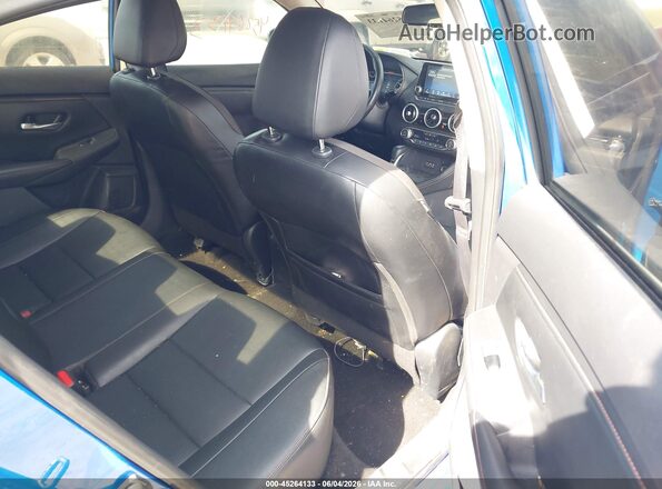 3N1AB8DV8MY279988 2021 NISSAN SENTRA Blue VIN კოდის სტიკერის ხედი