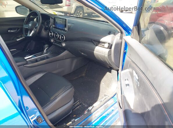 3N1AB8DV8MY279988 2021 NISSAN SENTRA Blue წინა სალონის ხედი