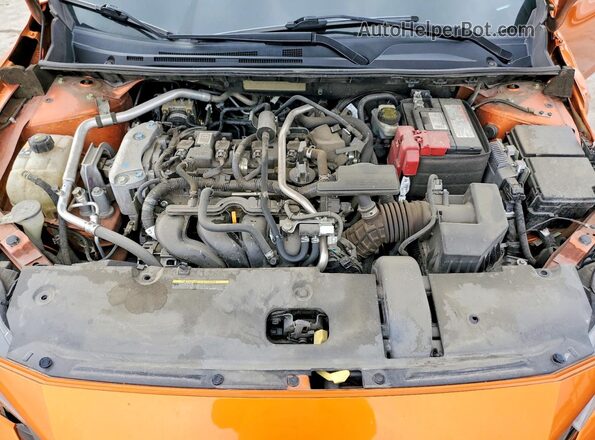 3N1AB8DV8MY287492 2021 NISSAN SENTRA Orange Widok wnętrza z tyłu