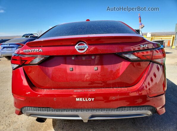 3N1AB8DV8MY308082 2021 NISSAN SENTRA Red Vista trasera