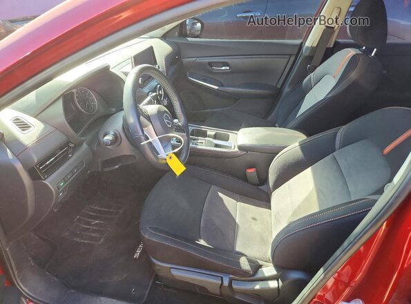 3N1AB8DV8MY308082 2021 NISSAN SENTRA Red Vista interior delantera