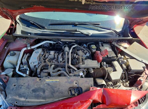 3N1AB8DV8MY308082 2021 NISSAN SENTRA Red Vista interior trasera