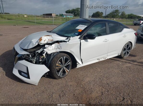 3N1AB8DV8PY229614 2023 NISSAN SENTRA Белый Передняя левая четверть