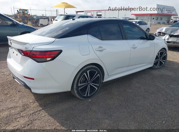 3N1AB8DV8PY229614 2023 NISSAN SENTRA Белый Задняя правая четверть