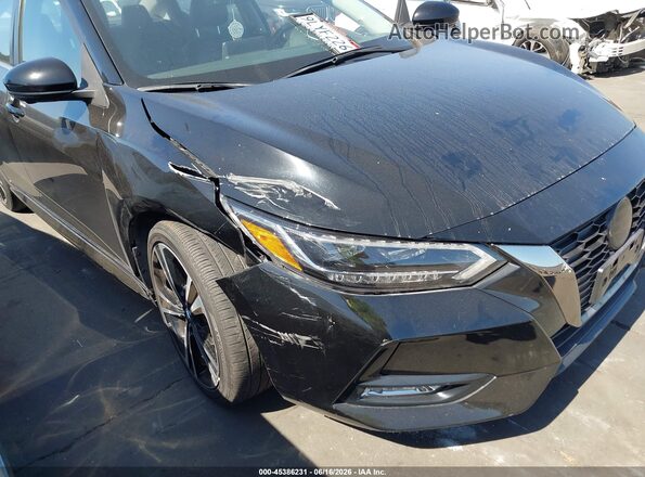 3N1AB8DV8PY274391 2023 NISSAN SENTRA Black წინა ხედი