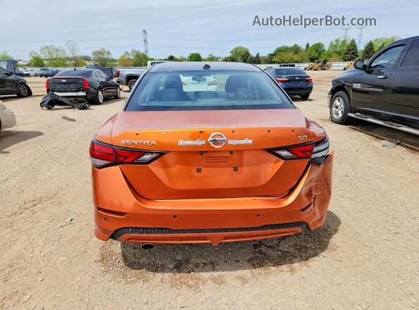 3N1AB8DV8PY322956 2023 NISSAN SENTRA Orange Հետևի տեսք