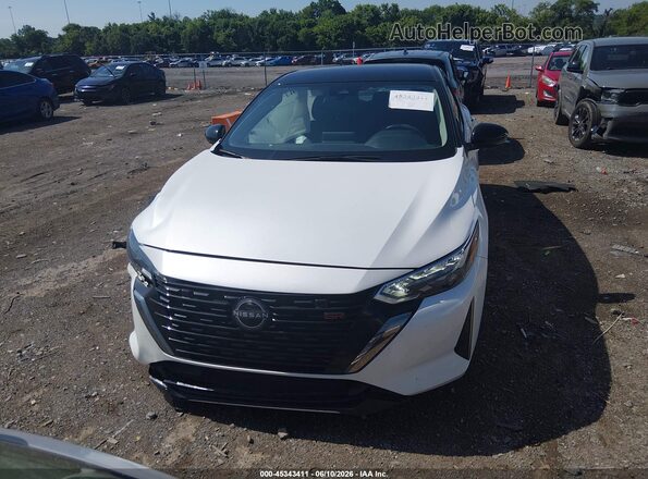 3N1AB8DV8RY333829 2024 NISSAN SENTRA White ხელსაწყოთა პანელის ხედი