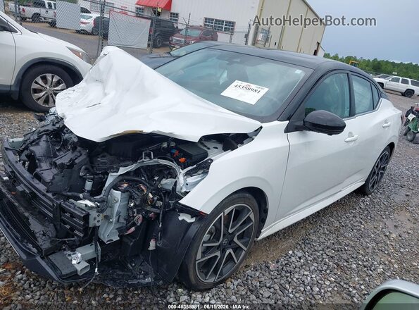 3N1AB8DV8SY236443 2025 NISSAN SENTRA Белый Передняя левая четверть