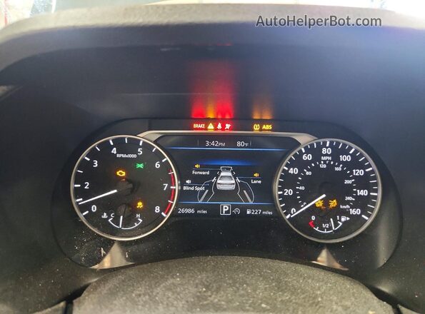 3N1AB8DV8SY239164 2025 NISSAN SENTRA Серый Вид щитка приборов