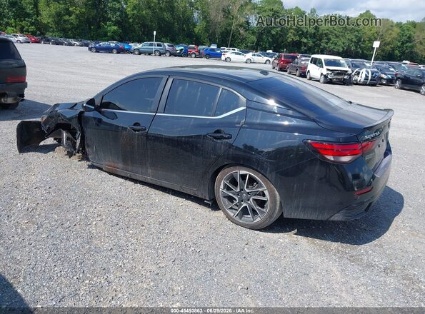 3N1AB8DV8SY340382 2025 NISSAN SENTRA Черный Задняя левая четверть