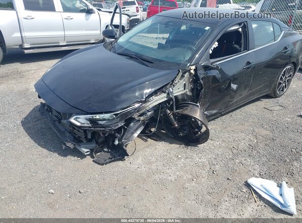 3N1AB8DV8SY406039 2025 NISSAN SENTRA Black Widok z przodu