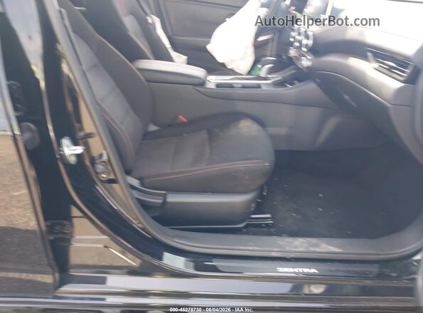 3N1AB8DV8SY406039 2025 NISSAN SENTRA Black Widok wnętrza z przodu