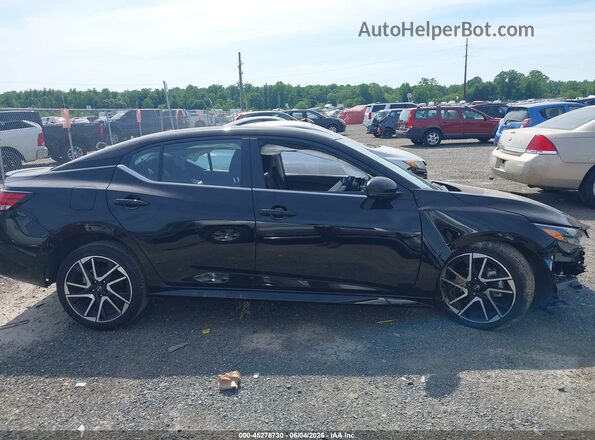 3N1AB8DV8SY406039 2025 NISSAN SENTRA Black Widok wnętrza 360 stopni