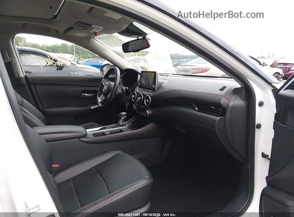 3N1AB8DV9MY252587 2021 NISSAN SENTRA White Widok wnętrza z przodu