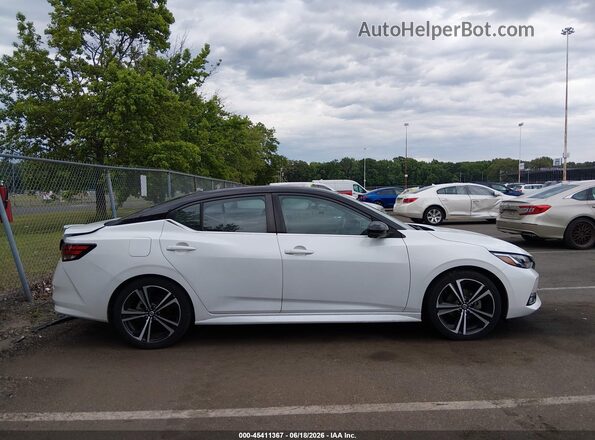 3N1AB8DV9MY252587 2021 NISSAN SENTRA White Widok zestawu wskaźników