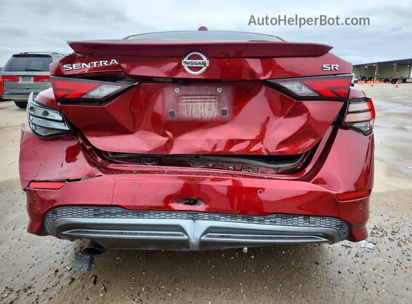 3N1AB8DV9MY257594 2021 NISSAN SENTRA Красный 