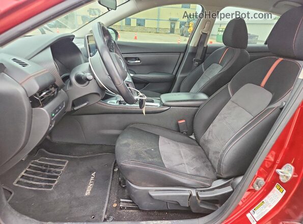 3N1AB8DV9MY257594 2021 NISSAN SENTRA Красный 