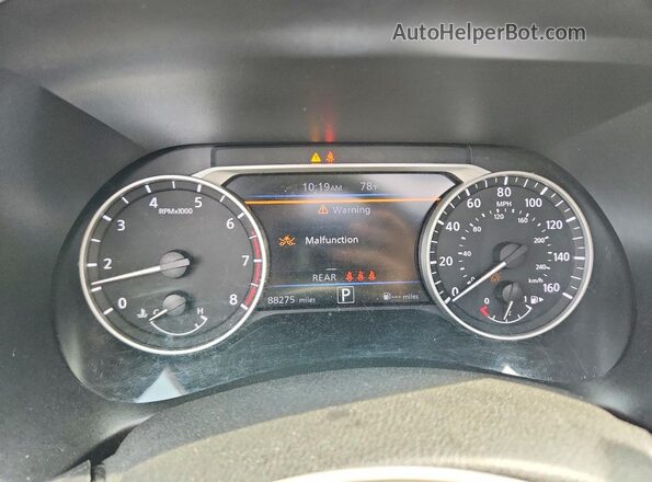 3N1AB8DV9MY268305 2021 NISSAN SENTRA Black Սարքավորումների վահանակի տեսք