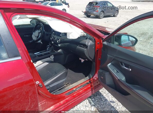 3N1AB8DV9MY287369 2021 NISSAN SENTRA Red Vista interior delantera