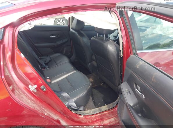 3N1AB8DV9MY287369 2021 NISSAN SENTRA Red Vista de la etiqueta del VIN