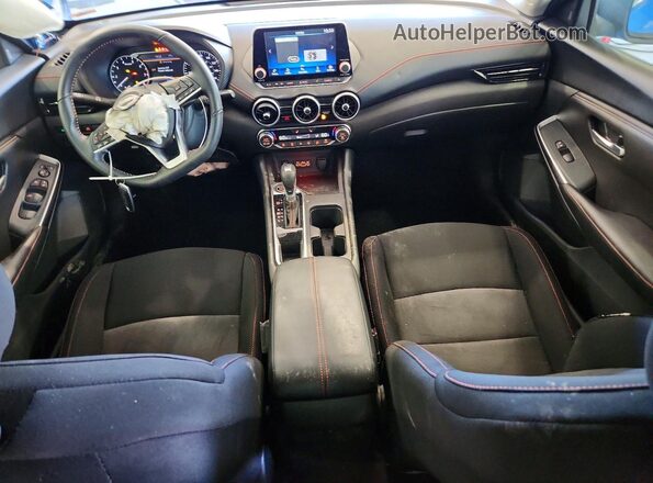 3N1AB8DV9RY353376 2024 NISSAN SENTRA Blue Dashboard view