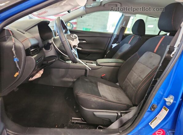 3N1AB8DV9RY353376 2024 NISSAN SENTRA Blue Front interior view