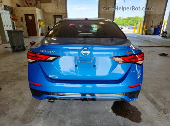 3N1AB8DV9RY353376 2024 NISSAN SENTRA Blue Rear view