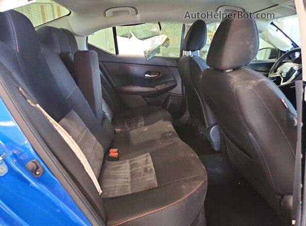 3N1AB8DV9RY353376 2024 NISSAN SENTRA Blue Rear seats view