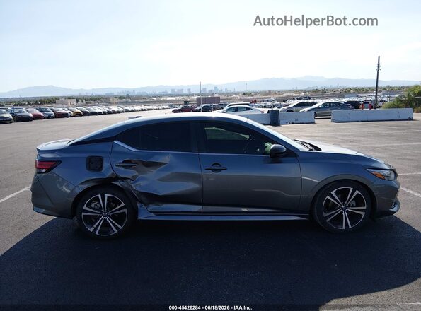3N1AB8DVXLY245159 2020 NISSAN SENTRA Gray Rear interior view