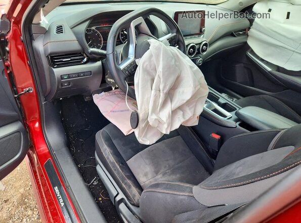 3N1AB8DVXLY298900 2020 NISSAN SENTRA Красный Вид панели приборов