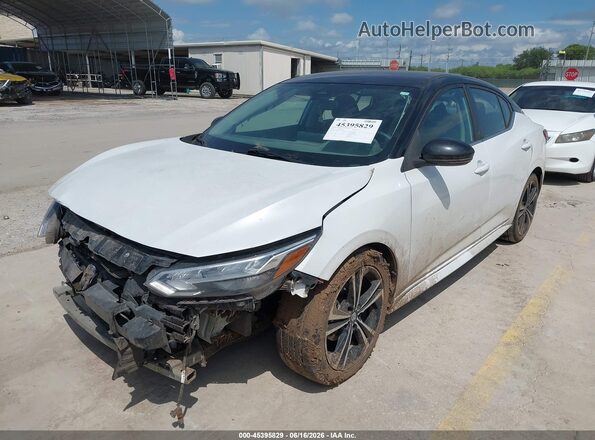3N1AB8DVXMY243977 2021 NISSAN SENTRA White Front left