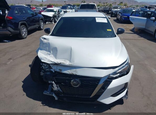 3N1AB8DVXPY280967 2023 NISSAN SENTRA Белый Вид щитка приборов
