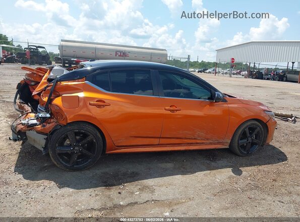 3N1AB8DVXRY238026 2024 NISSAN SENTRA Оранжевый Панорамный вид салона 360°