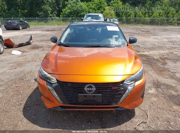 3N1AB8DVXRY238026 2024 NISSAN SENTRA Оранжевый Вид задней части салона