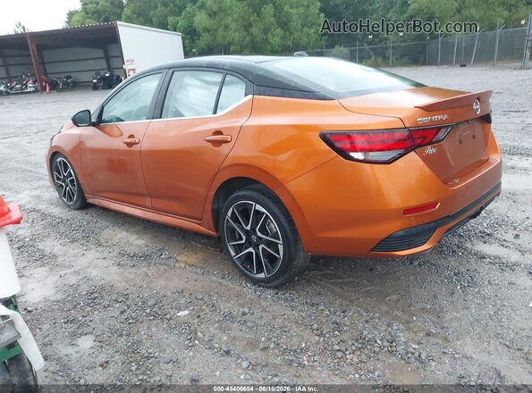 3N1AB8DVXRY358201 2024 NISSAN SENTRA Orange Հետևի ձախ