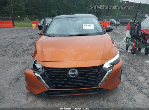 3N1AB8DVXRY358201 2024 NISSAN SENTRA Orange Սալոնի հետևի տեսք