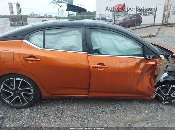 3N1AB8DVXRY358201 2024 NISSAN SENTRA Orange Սալոնի 360 աստիճան տեսք