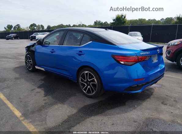 3N1AB8DVXRY384023 2024 NISSAN SENTRA Blue Tył lewy