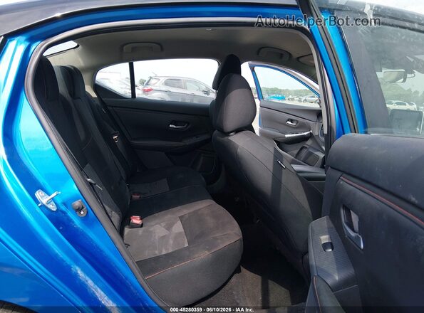 3N1AB8DVXRY384023 2024 NISSAN SENTRA Blue Widok naklejki z numerem VIN