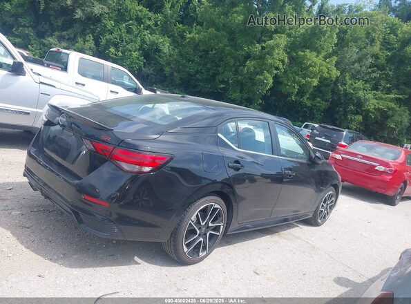 3N1AB8DVXSY306069 2025 NISSAN SENTRA Black უკანა სალონის ხედი