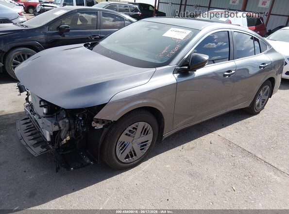 3N1AB9BV9TY277271 2026 NISSAN SENTRA Gray Առջևի ձախ երեք քառորդ տեսարան
