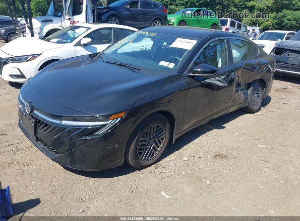 3N1AB9CV2TY221607 2026 NISSAN SENTRA Black Առջևի ձախ երեք քառորդ տեսարան
