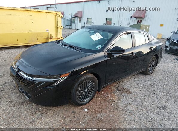 3N1AB9CV5TY271661 2026 NISSAN SENTRA Черный Передняя левая четверть